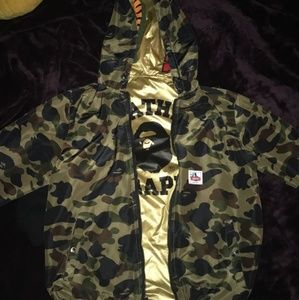 Reversible Bape jacket/windbreaker